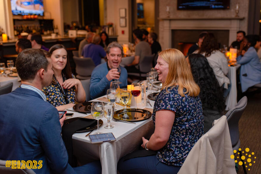 A unique setting - dinner